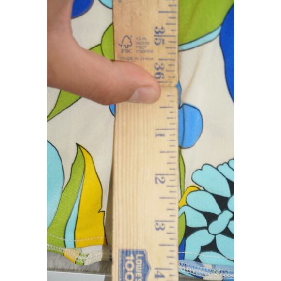 Donna Morgan Retro Floral Fit & Flare Dress 10 – 60s 70s Mod Print Boho A-Line - Picture 5 of 6